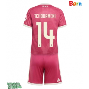 Real Madrid Aurelien Tchouameni #14 Replika Babytøj Tredje sæt Børn 2026-27 Kortærmet (+ Korte bukser)